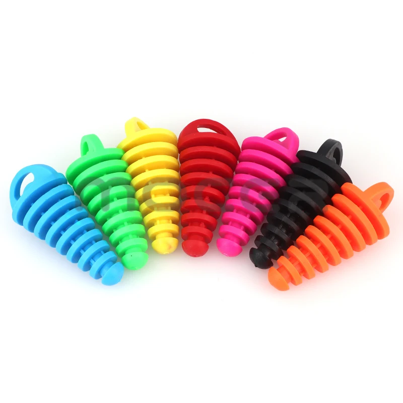 

Motorcycle Exhaust Pipe Wash Plug PVC Air-Bleeder Tailpipe Silencer Muffler Protector for Motocross