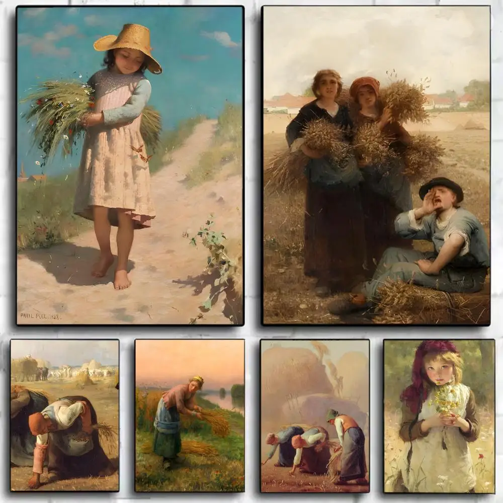 Realist Artwork The Gleaners Poster Wall Art Print Decorative Mural Home Decor Gift Unframed