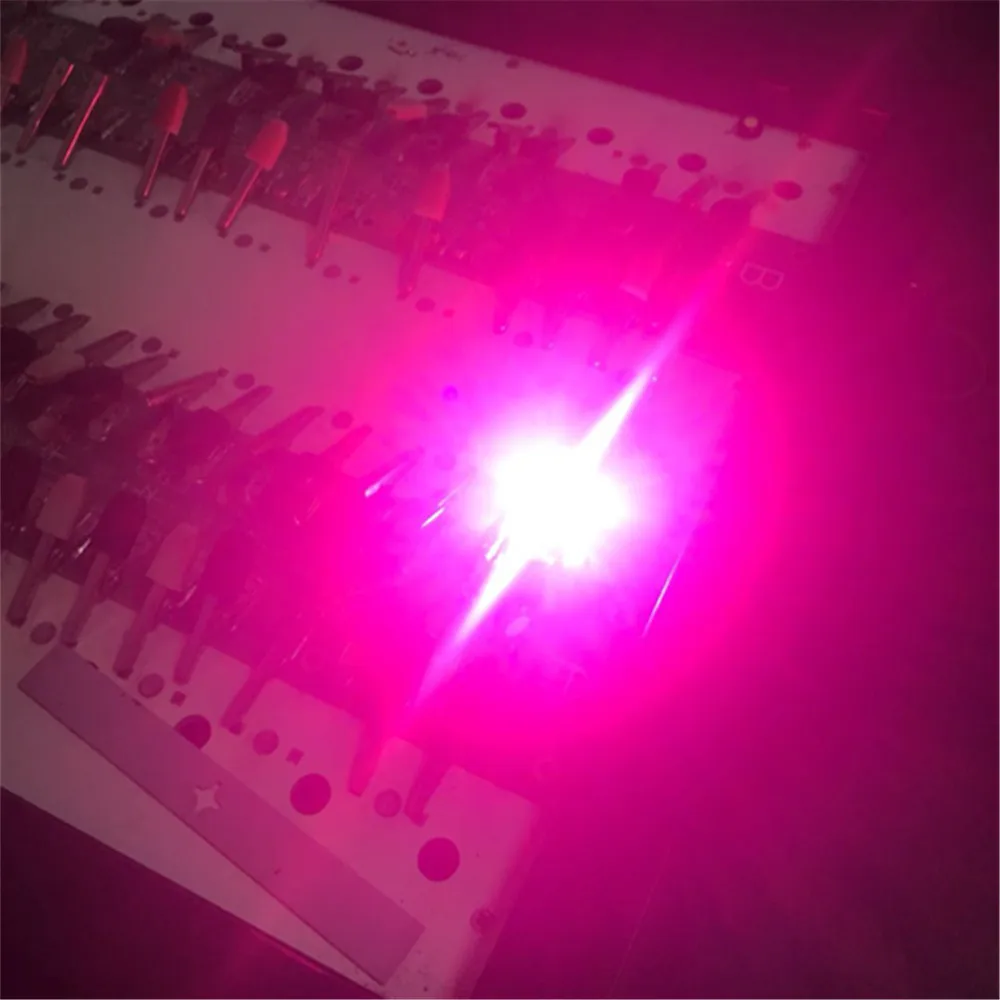 10 шт. светодиодная лампа из бисера розовая 380-840 нм лампочка для роста растений