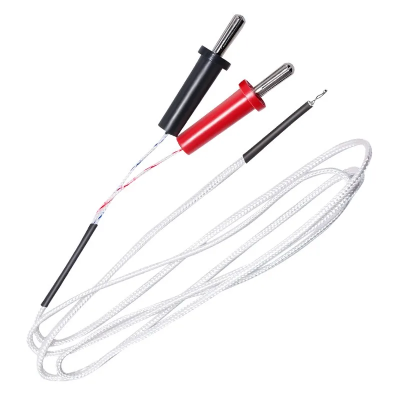 Double Head Multimeter K Type Thermocouple Wire Temperature Test Probe Point Pen