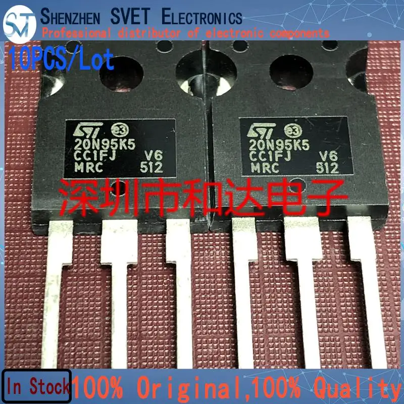 

10PCS/Lot STW20N95K5 20N95K5 TO-247 950V 17.5A New And Imported Original 100%Test In Stock