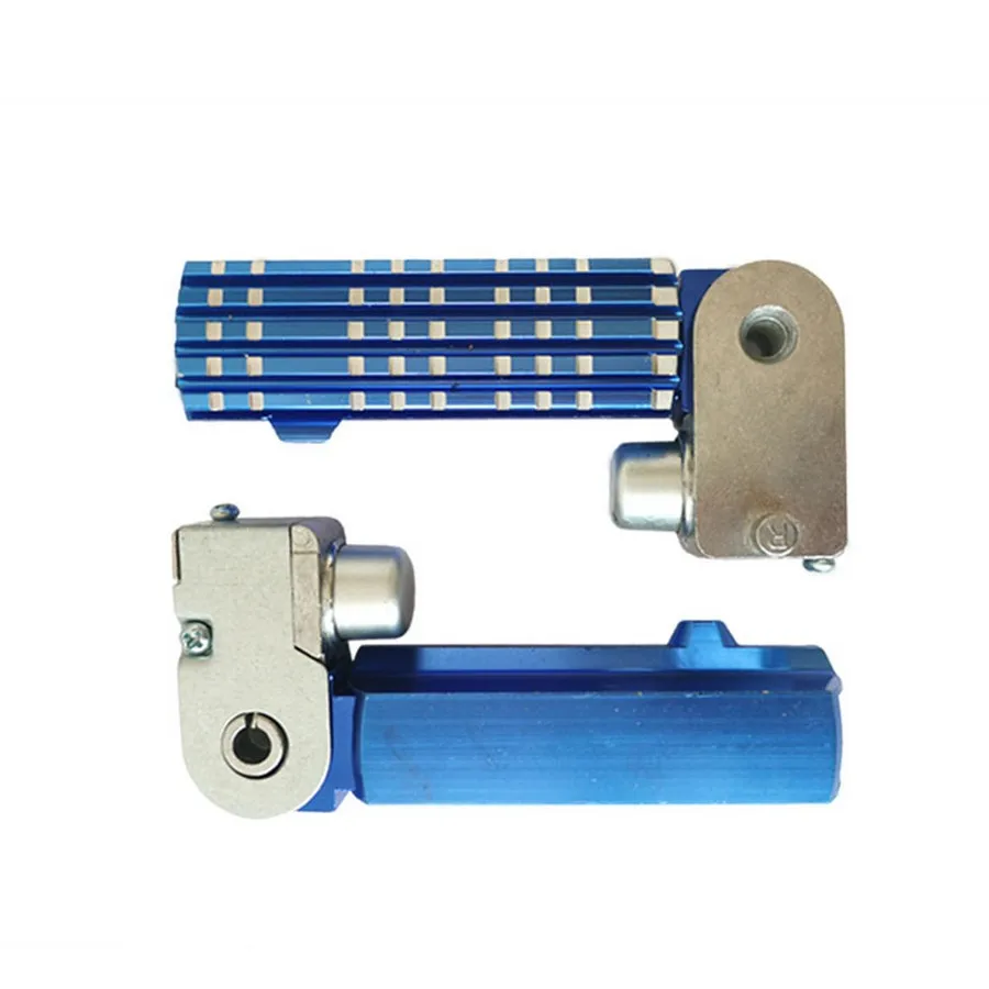 Falten pedal für citycoco Elektro roller E-Bike Motorrad Dreirad Legierung Fuß stütze Roller Motorrad Falten Pedal Fuß klammer – Detail 6