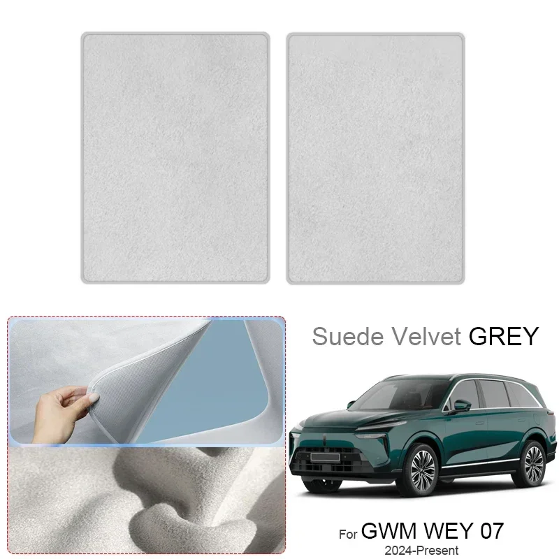 

Car Suede Fabric Anti-uv For GWM WEY 07 2024-Present Electrostatic Adsorption Sunroof Sunshade Auto Heat Insulation Skylight