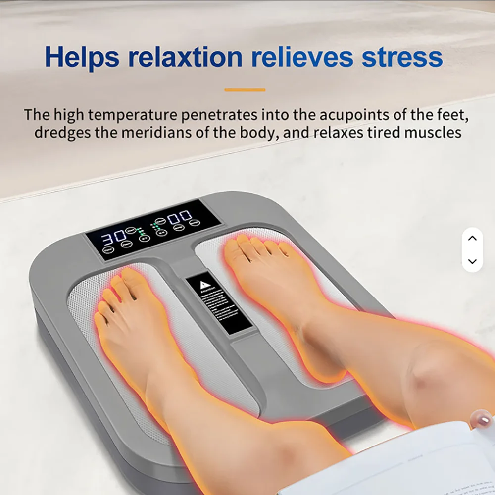 Magnetic Levitation Foot Massager, Split Design, Remote Control, Whole Body Relaxation, Wireless Charging