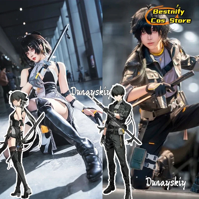 

CosplayGame Wuthering Waves Rover Cosplay Costume Men and Women Cosplay Outfit Wig Shoe Set Role-playing Disguise for Adult Cos