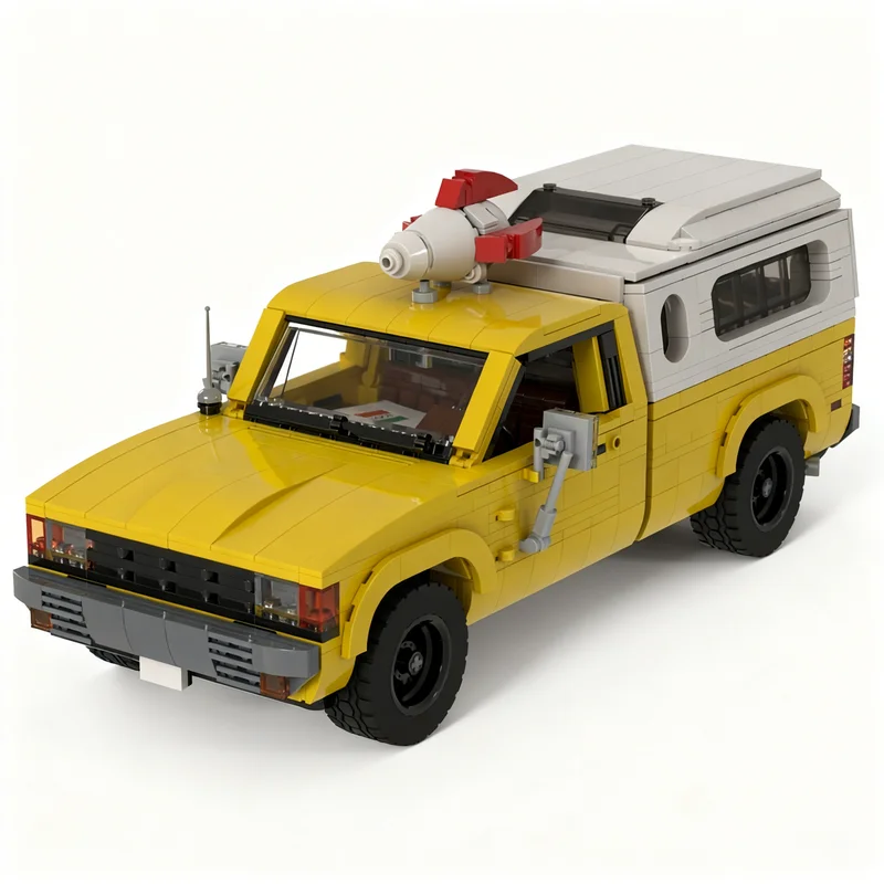 ตัวต่อ MOC ไอคอน พิซซ่า แพลนเน็ต ทรัค 1732 ชิ้น ของเล่นตัวต่อสถาปัตยกรรม ของขวัญคริสต์มาส ไอเดียสร้างสรรค์ DIY ตัวต่อเสริมพัฒนาการ