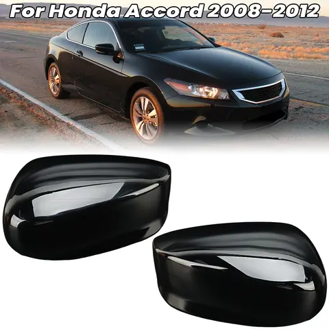 Rearview Mirror Cover For Honda Accord 2008-2012 Crosstour 2010-2014 With Buckle US Version Mirror Housing Shell Car Accessories