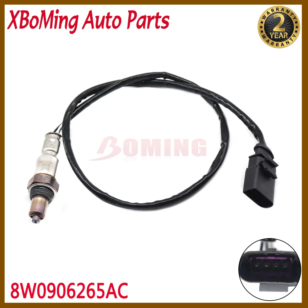 8W0906265AC Car Air Fuel Ratio O2 Oxygen Lambda Sensor For 2016-2019 Audi A4 A5 A7 A8 Q5 RS4 RS5 S4 S5 S6 8W0906265AJ 8W0906265M