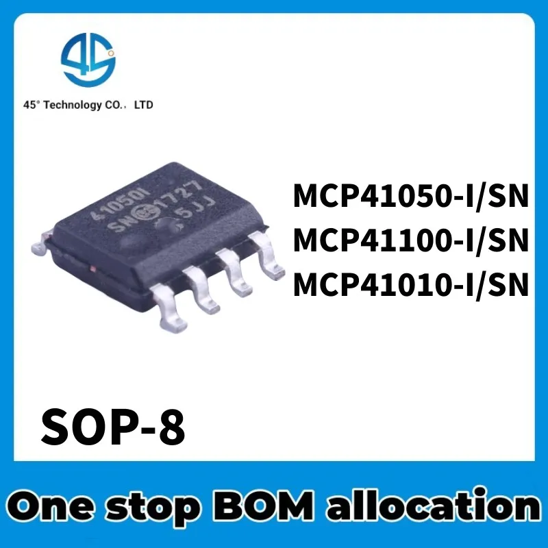 5PCS MCP41010-I/SN MCP41050-I/SN MCP41100-I/SN Package SOIC-8 New Original Genuine Analog-to-digital Conversion Chip ADC IC Chip