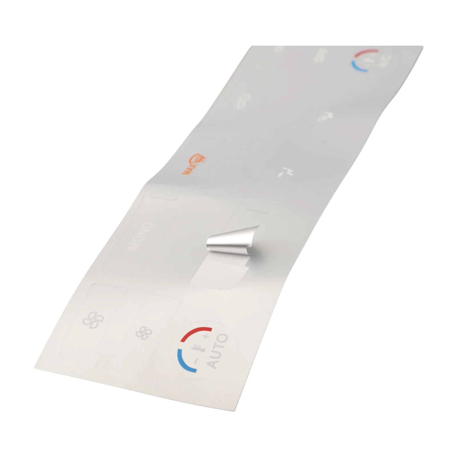 Practical Button Sticker Button Decal Button Repair Decal Precise Secure Clear Visibility Cut-out Sign  Practical