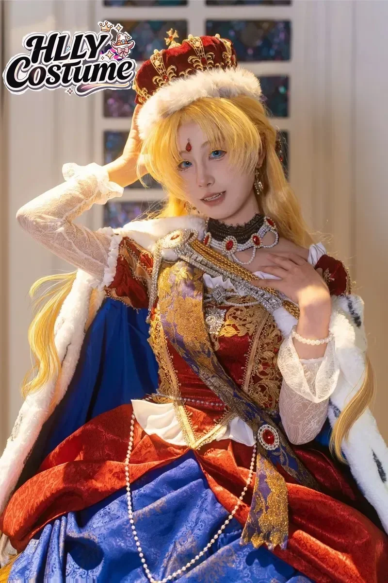 Anime Who Made Me A Princess IN STOCK Siya Cosplay Costume Atanasia Athy Women Red Halloween Lolita Evening Dress Plus Size view 3