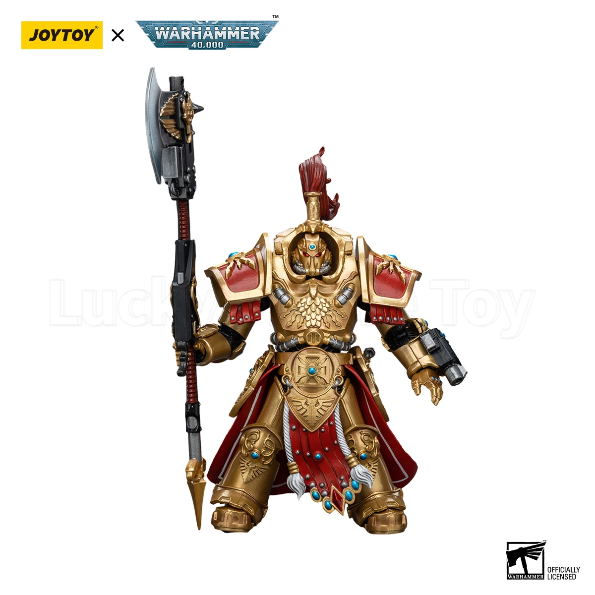【الأصلي】مصفور الحرب 40K 1/18 شخصيات الحركة Adeptus Custodes Allarus Custodian مع لعبة مجسمة فأس كاستلان #3