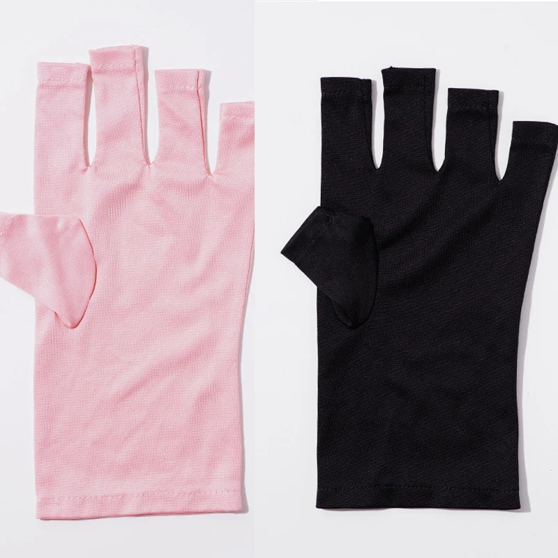 Nail Art UV Protection Gloves Anti-UV Radiation Gel LED Lamp Hand Protector For Nail Art Gel UV LED Lamp Tool image 2