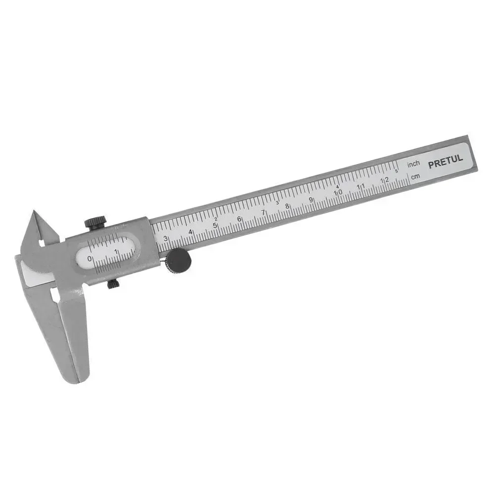 1Pc Metal Vernier Caliper High Precision Scale Micrometer 0-120mm Measuring Tool For Woodworking Carpentry DIY Manual Tools