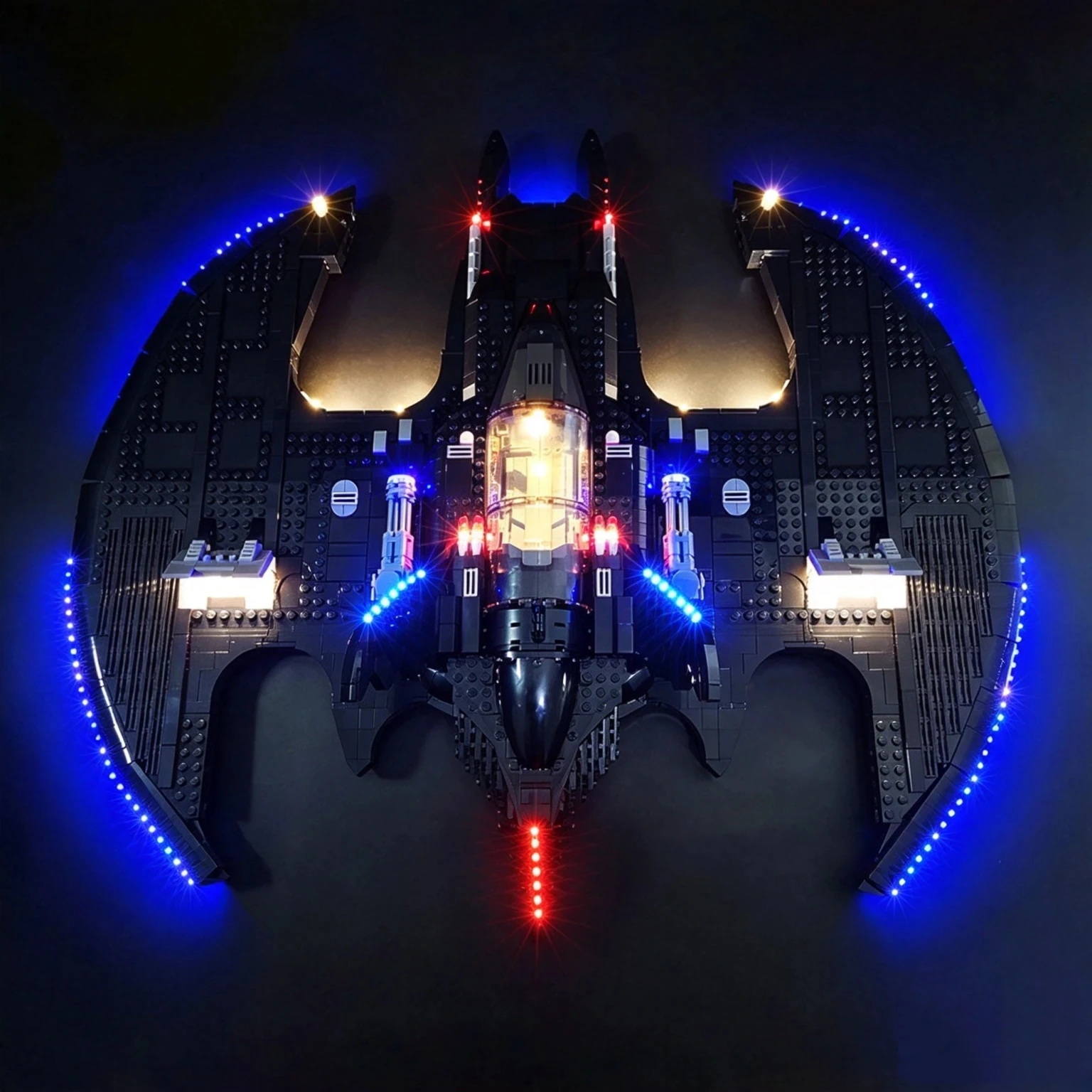 LYBMTWF LED Lighting Kit For 76161 Lego 1989 Batwing (Only Lights,NOT Include The Model Bricks)