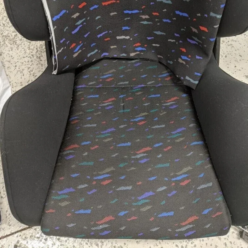 1M/2M/3M/4M Le Mans Confetti Fabric Racing Car Bucket Seat Cover JDM Style Headliner Door Panel Cloth