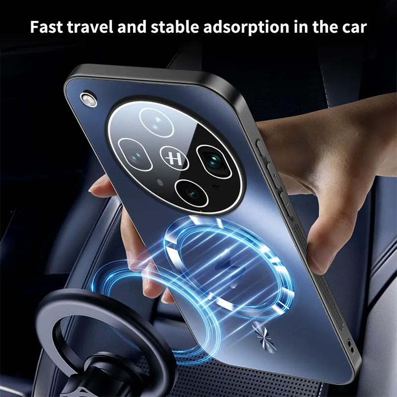 حافظة شحن مغناطيسية جديدة غير لامعة لهاتف OPPO Find X9 Pro X8 Ultra X8 S Plus واقي عدسة مدمج مضاد للسقوط #5