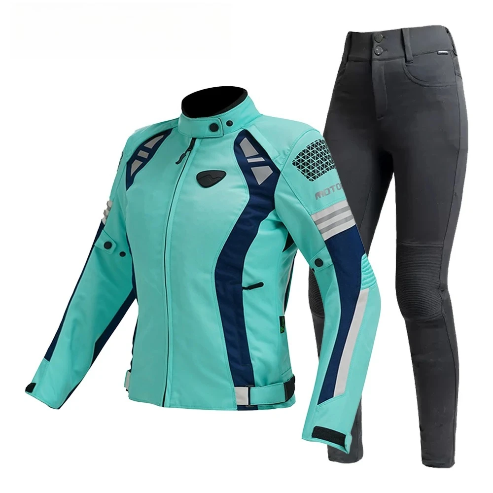 Riding Motocross Enduro Racing Jacket Moto Jacket Windproof Coldproof Motorbike Clothing Women Motorcycle Jacket Suit
