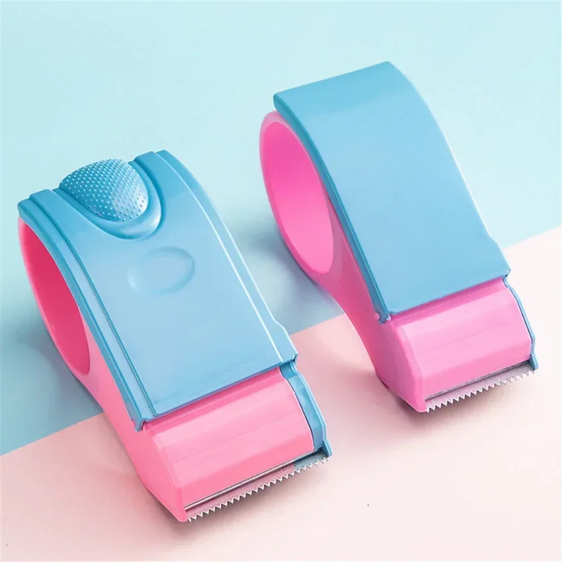 Tape Cutter, Tape Dispenser Roller, Packer Device, Manual Packing Sealing Machine, Parcel Sealing Tape Holder, Macaron Color