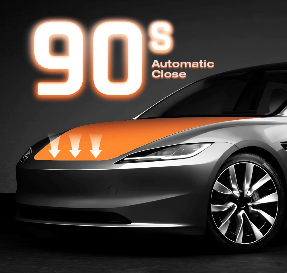 Elektrischer Vorderkofferraum-Schließer Automatischer Soft-Close-Saugverschluss für Tesla Model 3 2021 2022 2023 2024 2025 2026 – Detail 2
