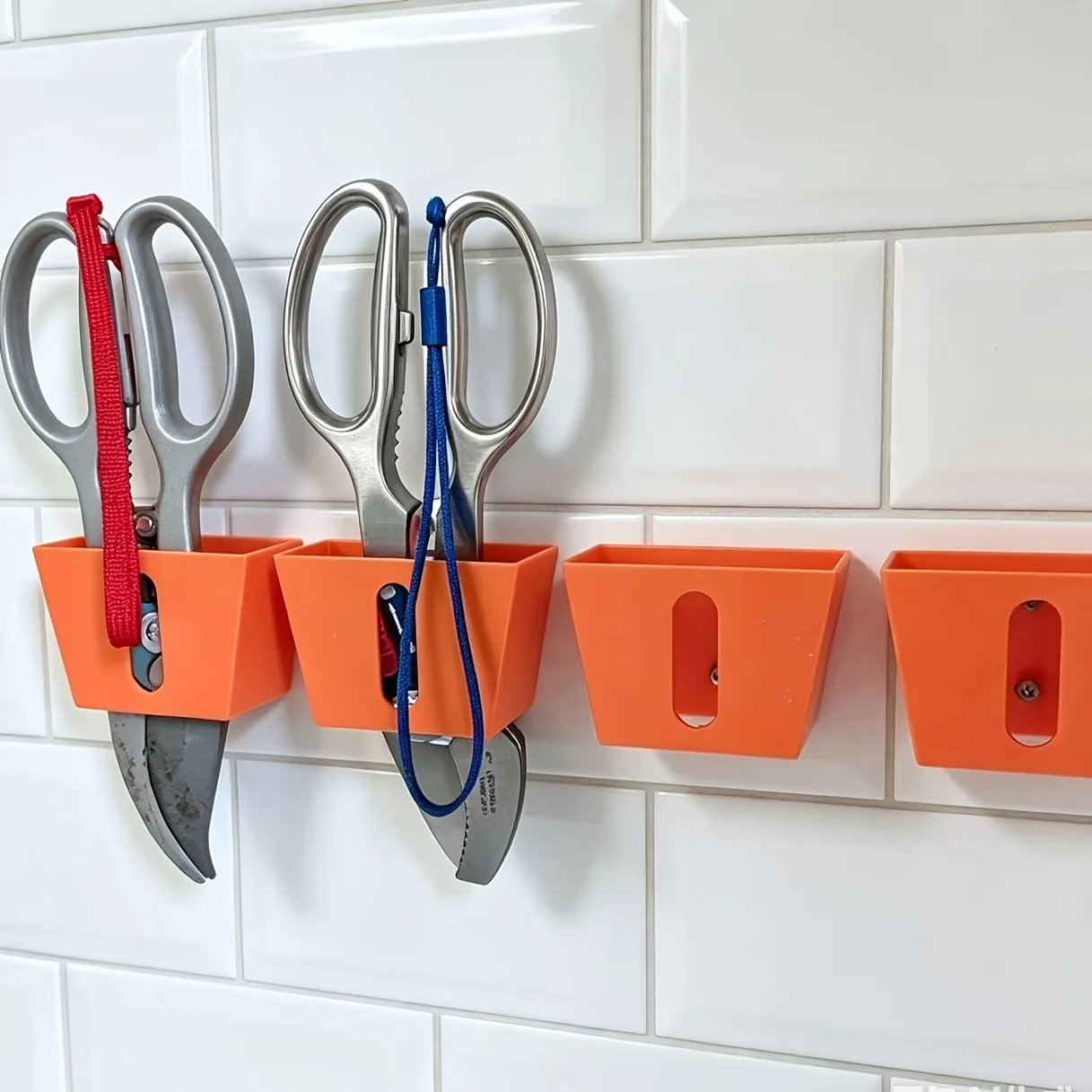 Wall-mounted Gardening Tool Storage Rack,Gardening Scissors Display Rack,Suitable for Home,Garden,Shed to Store Gardening Tools