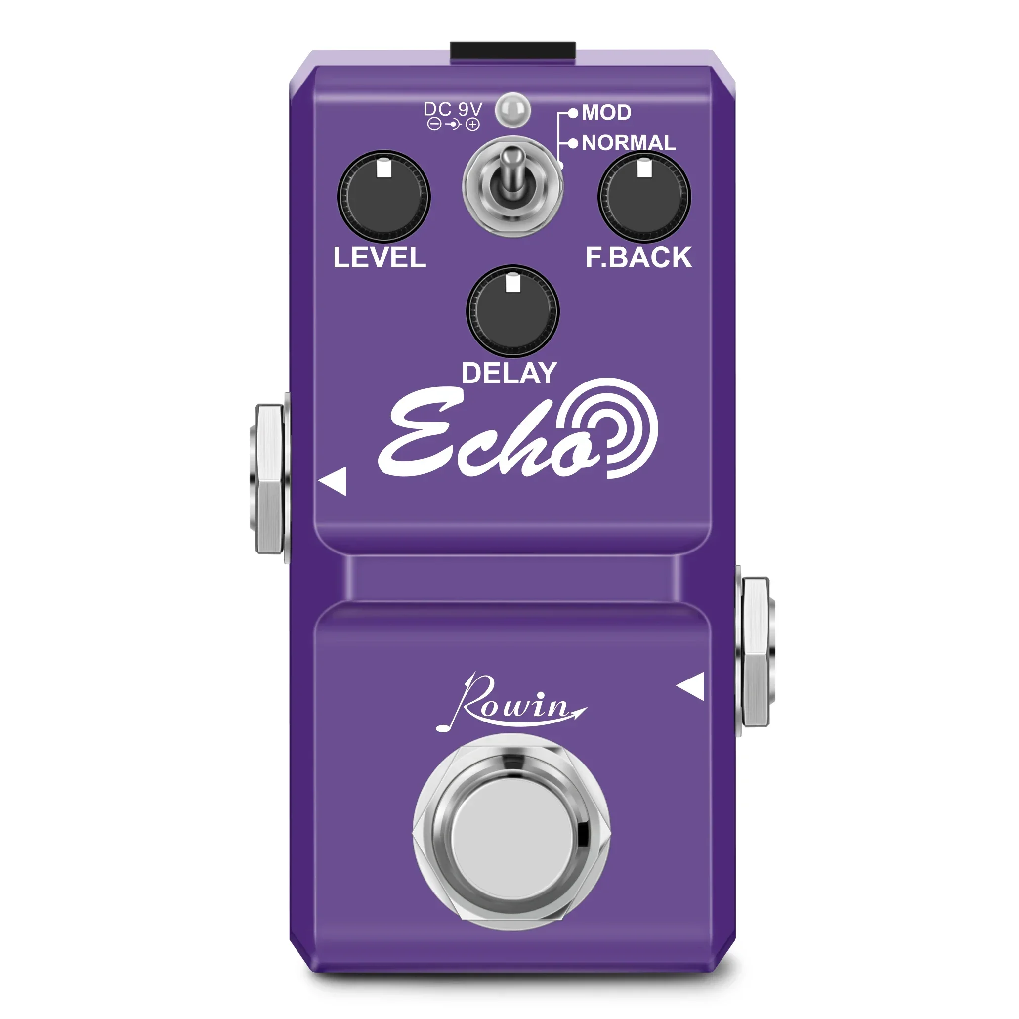 ROWIN Echo Guitar Effects Pedal Echo Delay Analogue Effect Mini Size True Bypass Pedal LN-314 Electric Guitar Accessories view 2
