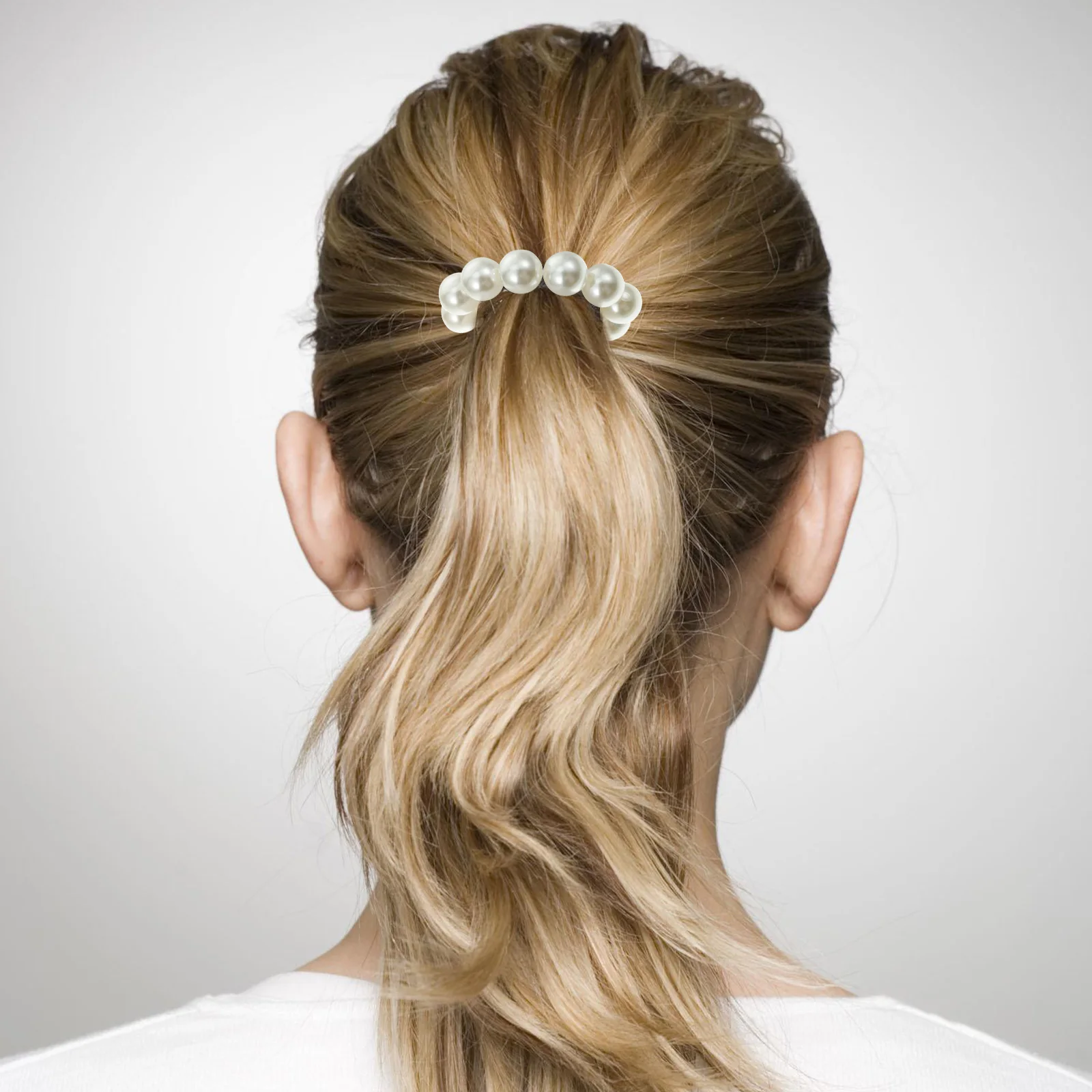 

Pearl Head Rope Hair Ring Accessories Ties for Girls Decorative Ponytail Holders Elastic Bands Bracelets Women Elastics Wedding
