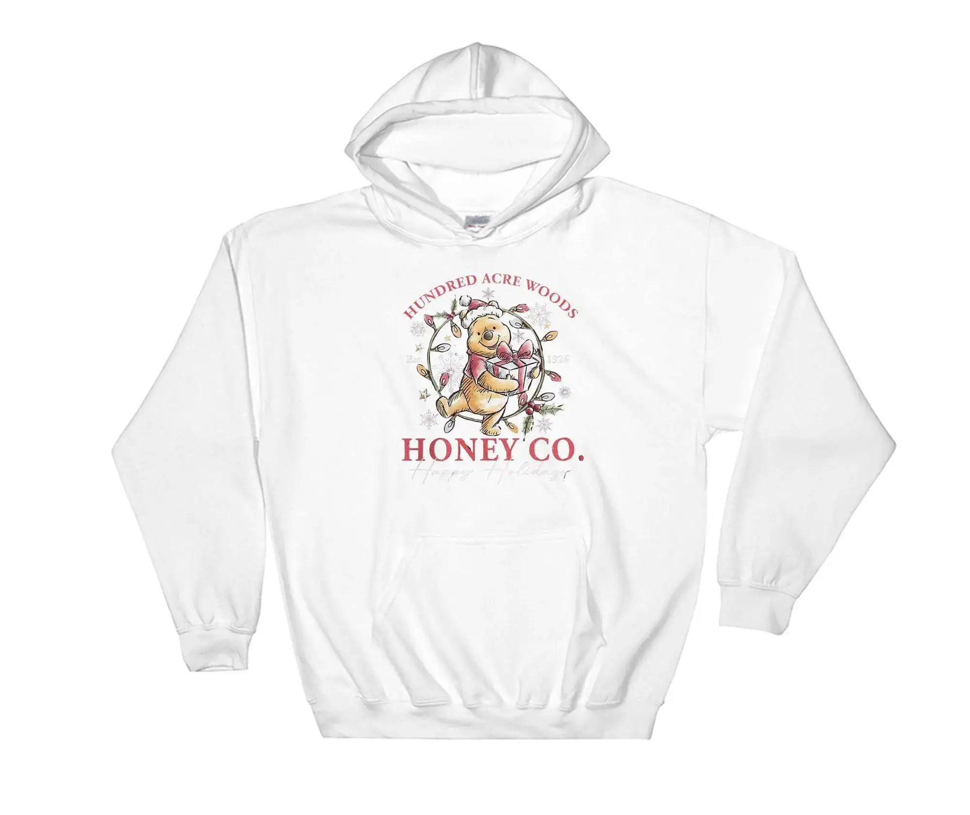 위니 푸 후드티 여성 가을 겨울 두꺼운 디즈니 애니메이션 만화 오버사이즈 긴팔 캐주얼 스웨트셔츠 따뜻한 옷