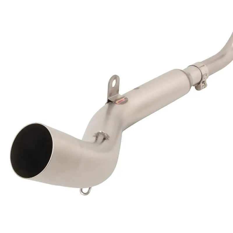 Exhaust System For Zontes ZT125 U1 ZT125 G1 21-22 Slip On Motorcycle Exhaust Front Link Pipe Connect 51mm Muffler Not DB Killer