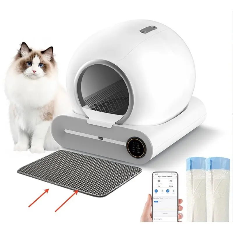 ABUG-Bin Bottom Capsule Automatic Cat Litter Box Cat Litter Pad Garbage Collection Bag