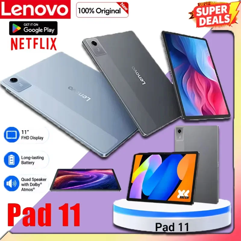 Lenovo Xiaoxin Pad 11 2025 Tab Global ROM Android Tablet 128GB 256GB Dimensity 6300 Processor 11' 2.5K Screen 7040mAh WIFI Googl