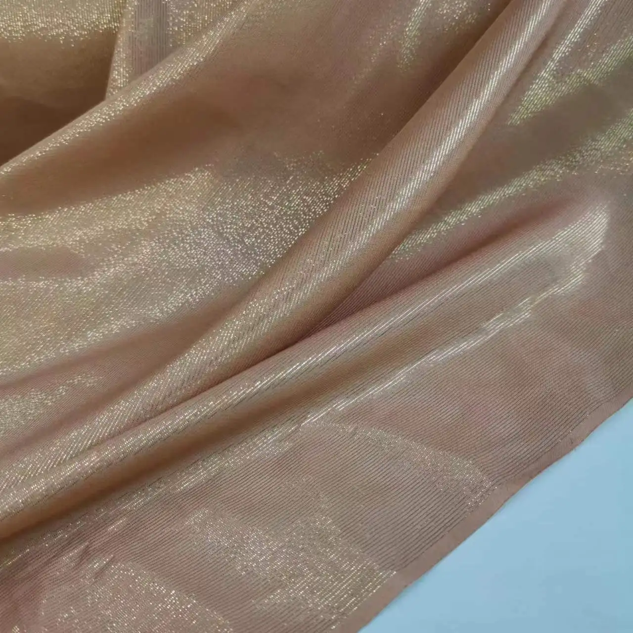 Shiny Silk Fabric Shiny Lurex Sewing Dress Costume DIY Tissue