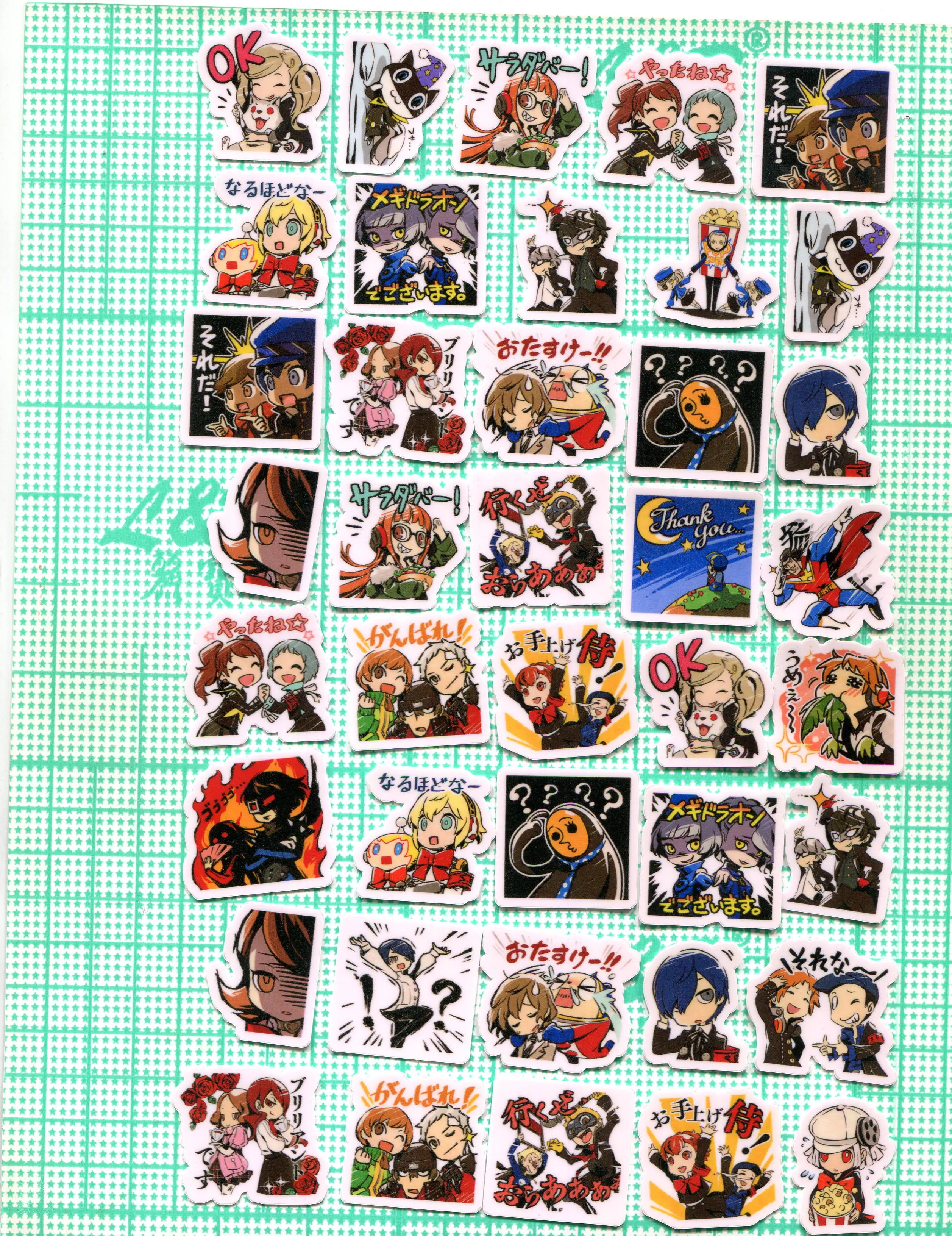 40pcs PERSONAQ2  stationery DIY Sticker Z 1511