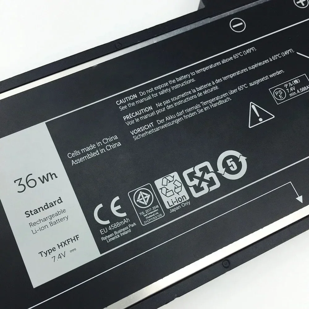 Banggood 7.4V 36WH HXFHF Rechargeable Laptop Battery for Delll Venue 11 Pro 7130 7139 7310 TABLET VJF0X Battery