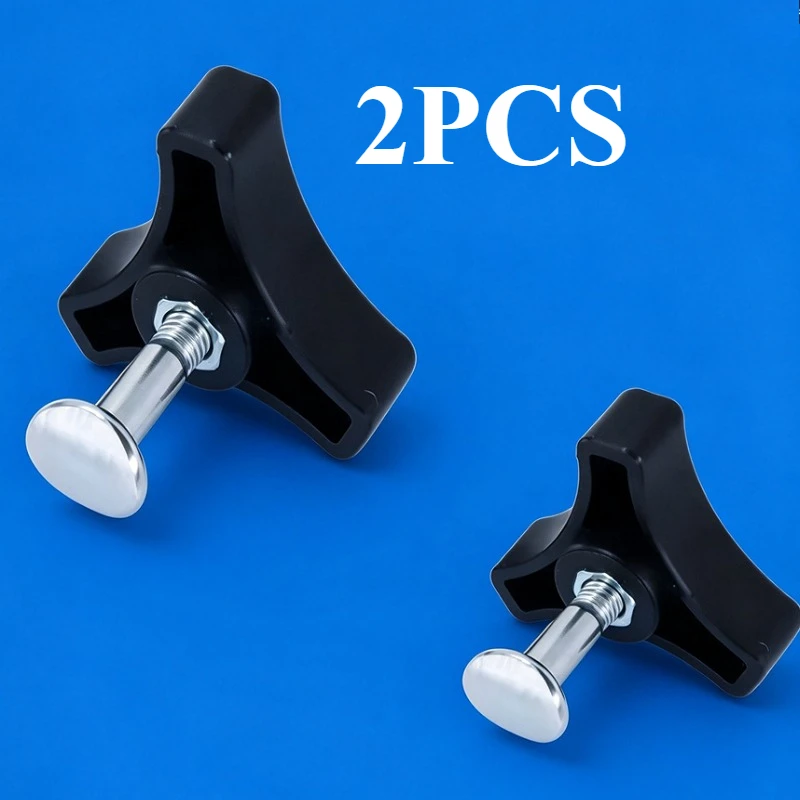 2Pcs Niversal Lawnmower Handle Wing Nut Bolt Set Triangle Tightening Knob Screw Replacement Garden Power Tools Lawn Mower