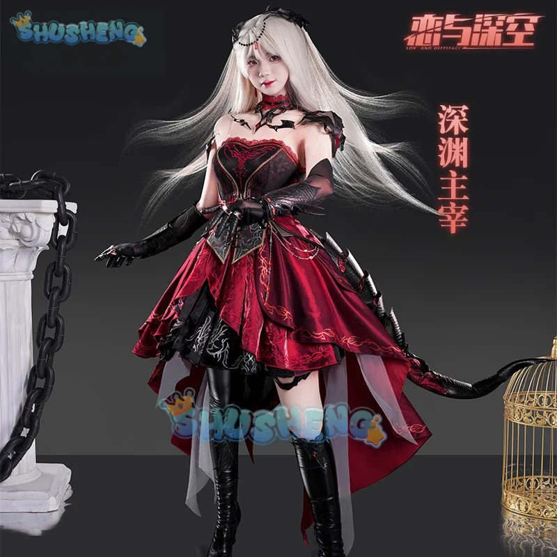 Disfraz de héroes de amor y espacios profundos, vestido de soberano del Abysm, nuevo traje de combate, uniforme de cazador, fiesta de Halloween, mujeres y niñas