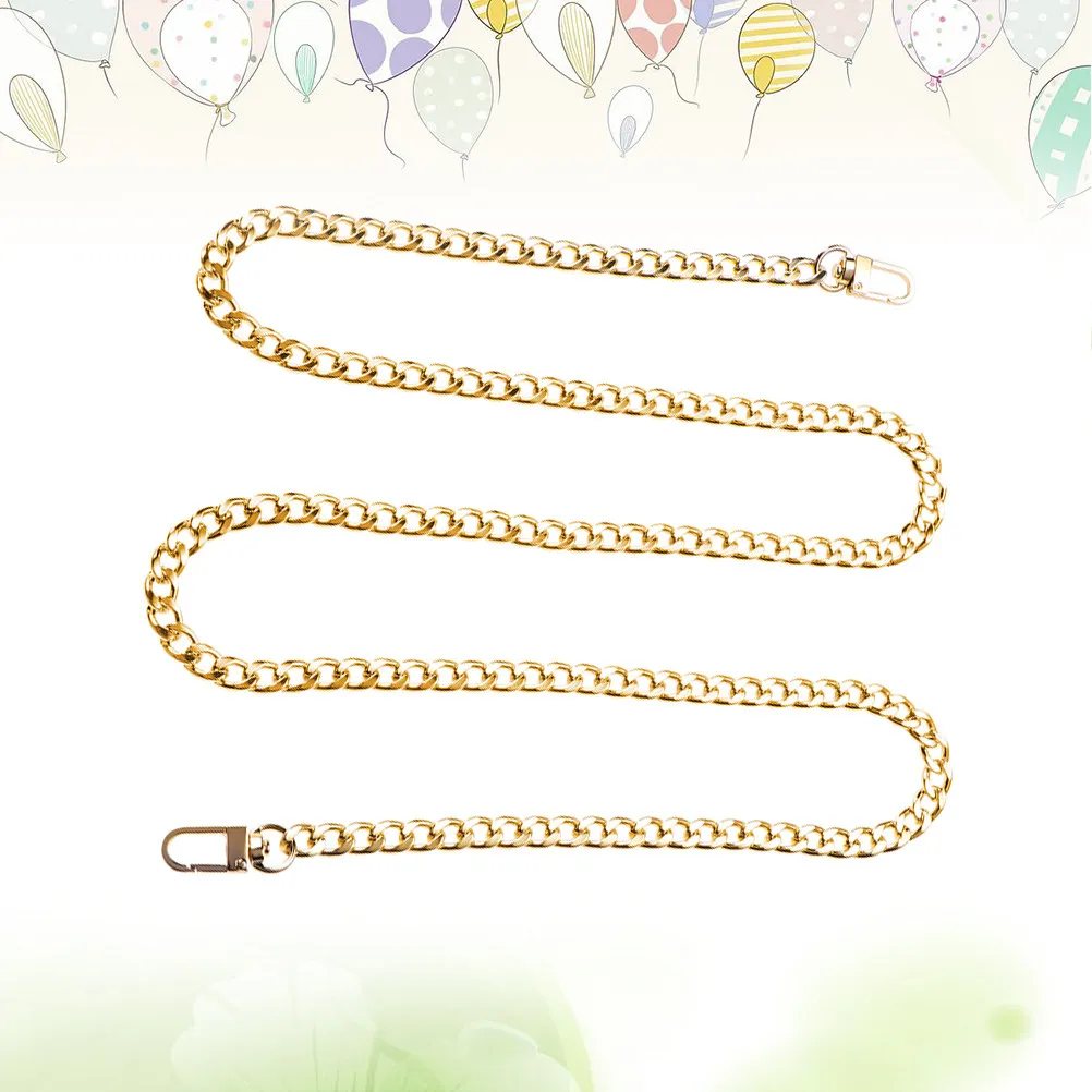 

Metal Bag Chain Shoulder Strap 80Cm Detachable Belt Replacement for Women Ladies Golden Crossbody Messenger Bag Strap