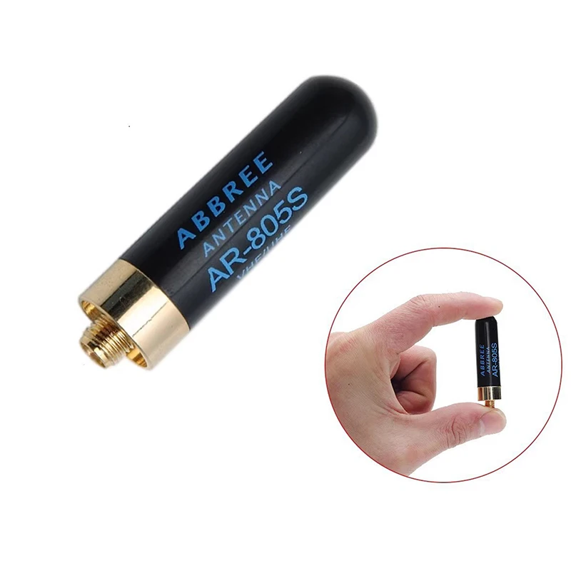 1Pc ユニバーサルハンドヘルドトランシーバー UV デュアルセグメント AR-805S 親指ショートアンテナ