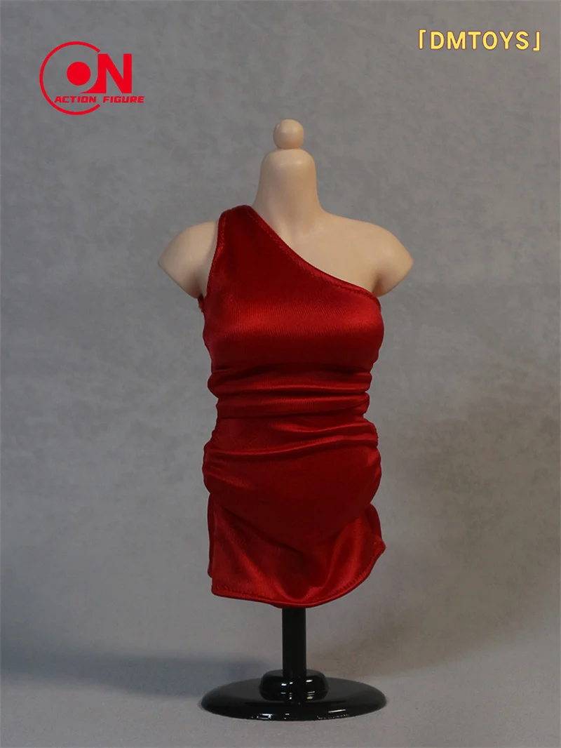 Dmtoys df077 escala 1/6 ombro único cintura saia apertada roupas modelo caber 12 "feminino soldado figura de ação corpo bonecas