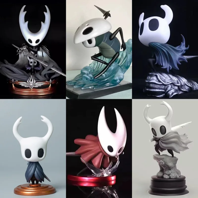 

Vessels Hornet Hollow Knight Silksong GK Figure Anime Knight King Zote Statues Quirrel Desktop Collectible Ornaments