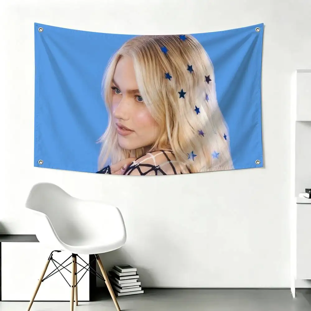 F-Freya S-Skye Pop Singer Flags for Bedrooms Home Decor Items Outdoor Decors Garage Decoration Flaga