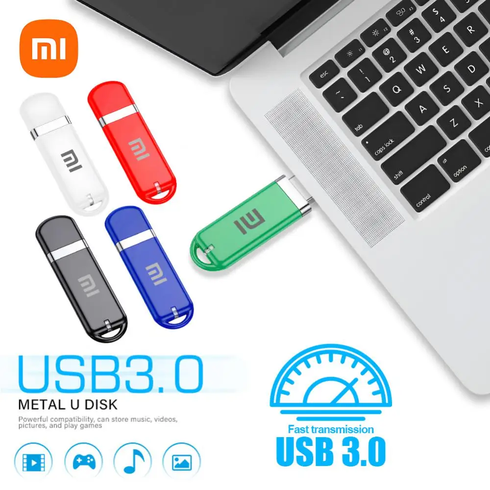 Xiaomi 2TB USB Flash Drive 3.0 PenDrive Type C Memory Stick 1TB 128GB Pen Drive 256g Flash Disk For PC Smartphone Storage U Disk