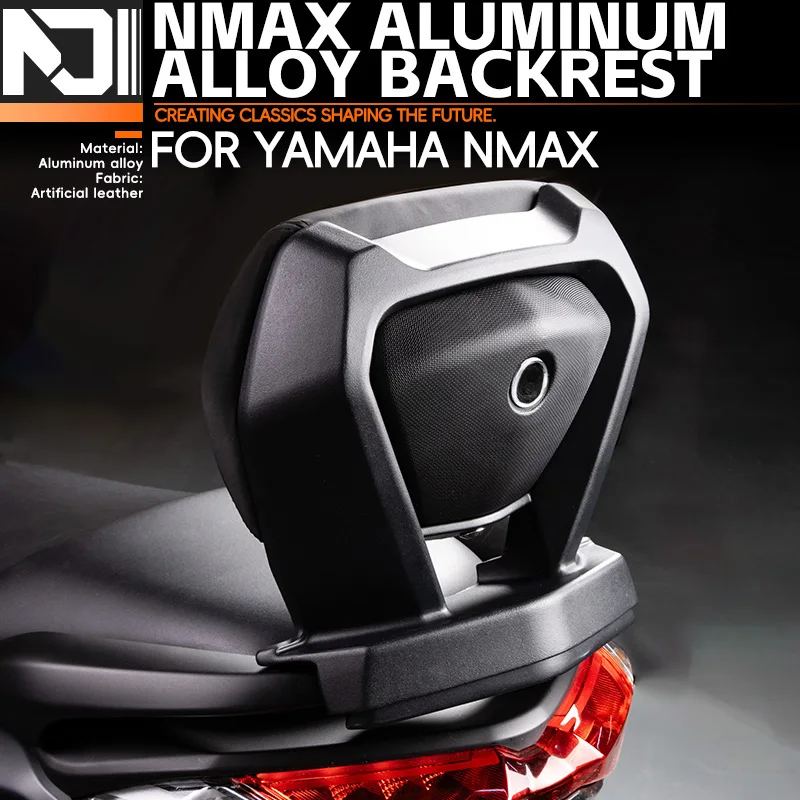 For Yamaha NMAX155 NMAX 2020 2021 2022 2023 2024 2025 Motorcycle Accessories Rear Passenger Seat Backrest Frame Back Rest Cushio