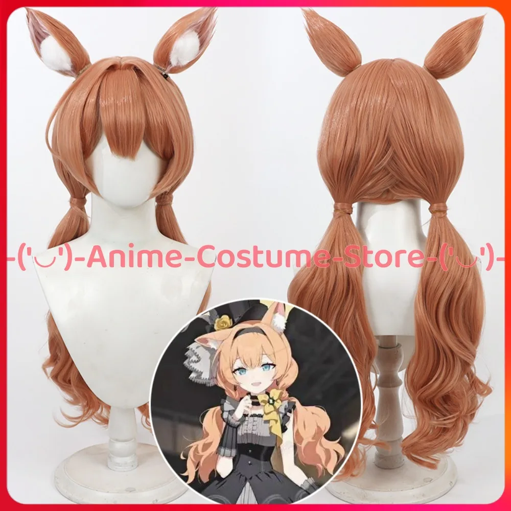 

Blue Archive Iromari Cosplay Wig Ears Anime Game Character Halloween Carnival Party Costume Wigs Heat Resistant Synthetic Hair