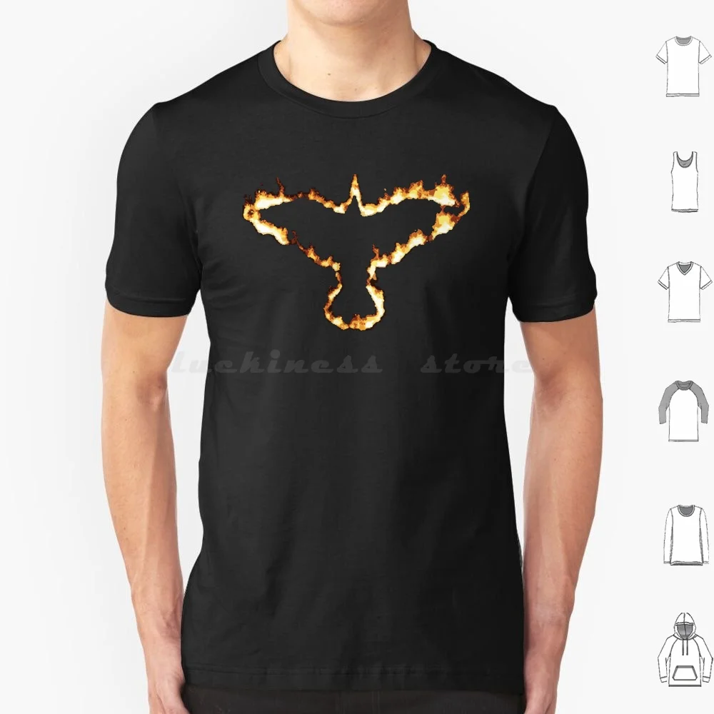 Camiseta Fire Crow 6xl, camiseta fresca de algodón Fallen It Cant Rain All The Time Nevermore Rain Kiss The Rain Kiss The Crow Crow Brandon