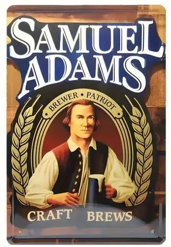 Samuel Beer Vintage Novelty Metal Sign ; Wall Art