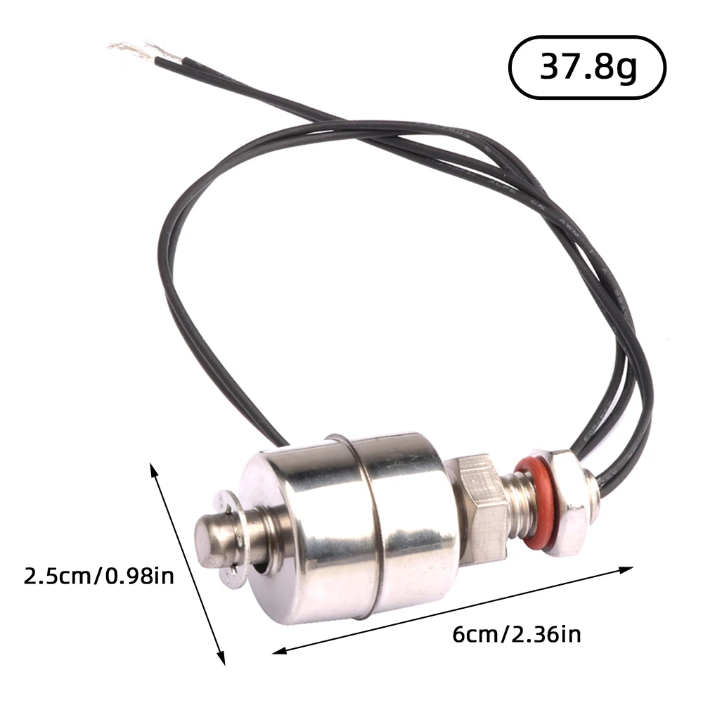45mm Normally Closed Stainless Steel Level Float Switch High Sensitivity Level Sensor Switch Level Controller Ball Valve Switch