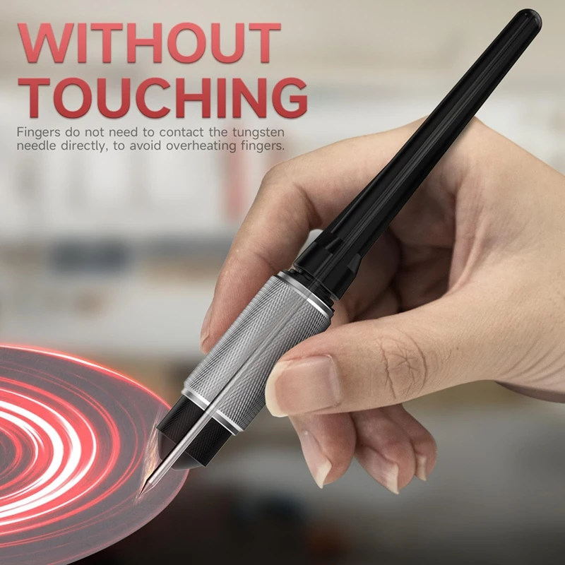 TIG Tungsten Manual Sharpener Holder TIG Collet And Long Back Cup TIG Grinding Set For 1/16Inch 3/32Inch 1/8Inch