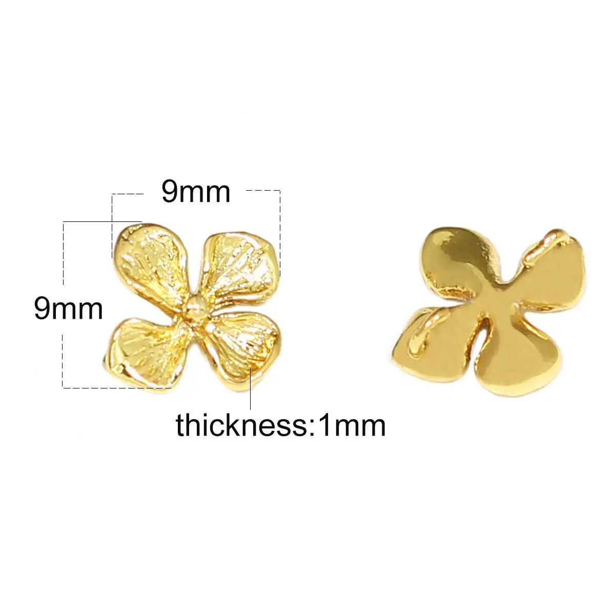 

Beadsnice Jewelry Bracelet Charm Women Metal Flower Men Findings Connector