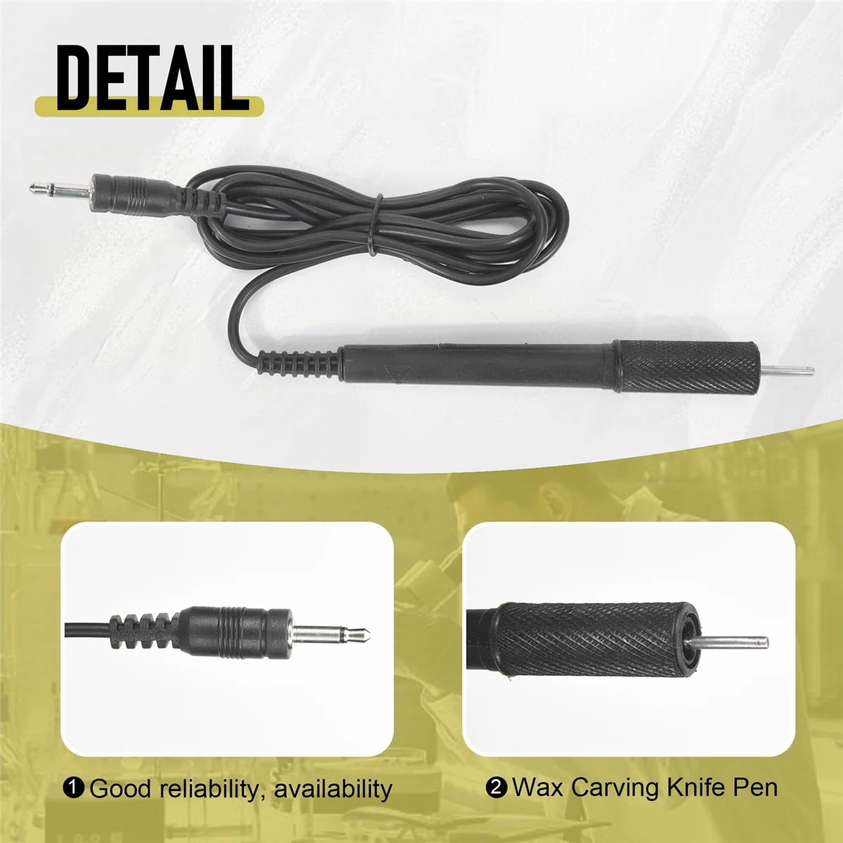 A11I 4PCS Sostituzione Waxer Carving Penne a matita per laboratorio odontoiatrico Cera elettrica digitale